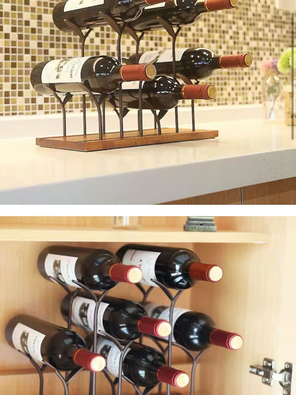 KOVOT Tabletop Bottle Rack - Picture 6 of 6
